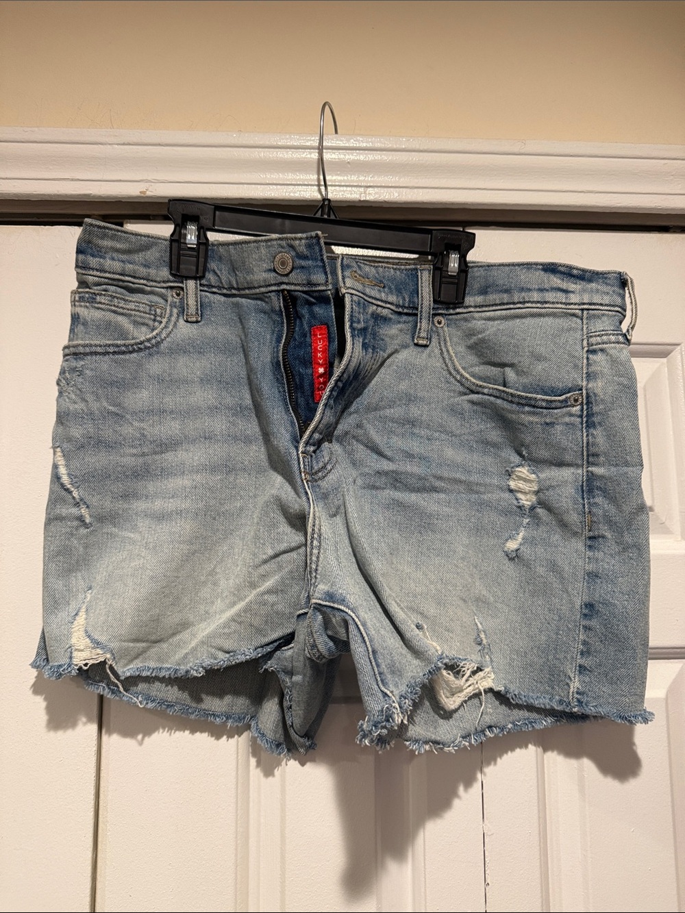 Lucky Brand Light Blue Distressed Denim Cutoff Shorts